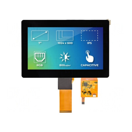 Display TFT 7" 1024x600 LED  | Electronic-mag.ro | Componente Electronice