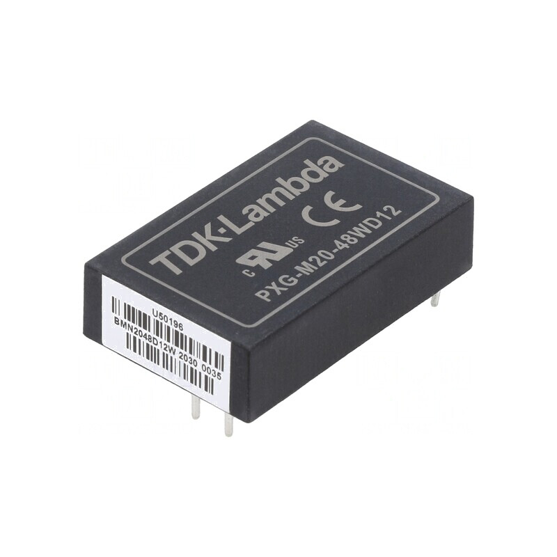 Convertor DC/DC 20W 9-36V la 12V/-12V THT | Electronic-mag.ro | Componente Electronice