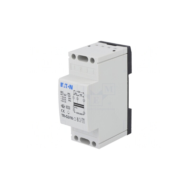 Transformator pentru Sonerie 18VA 230V 4V 8V 12V IP20 | Electronic-mag.ro | Componente Electronice