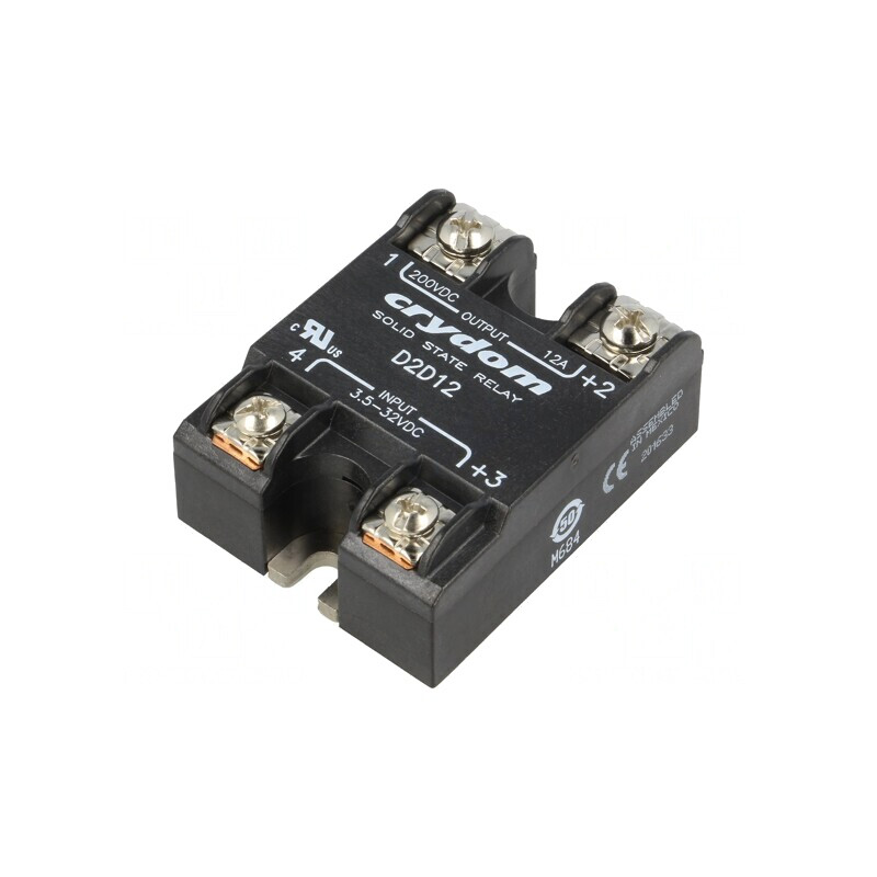 Releu Semiconductor 12A 1-200VDC 3.5-32VDC | Electronic-mag.ro | Componente Electronice Releu Semiconductor 12A 1-200VDC 3.5-32VDC | Electronic-mag.ro | Componente Electronice