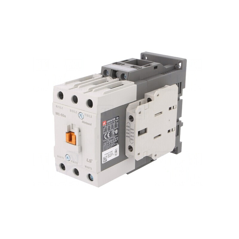 Contactor 3P NO 24VDC 50A 1A1B | Electronic-mag.ro | Componente Electronice
