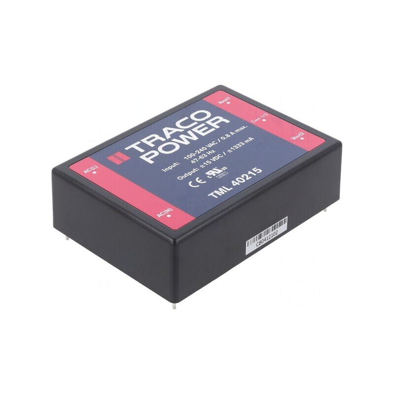 Convertor AC/DC 40W 15VDC TML 40215 | Electronic-mag.ro | Componente Electronice