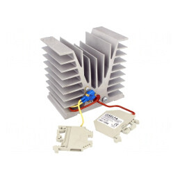 Aparat încălzire radiator 100W 230V pentru șină DIN | Electronic-mag.ro | Componente Electronice