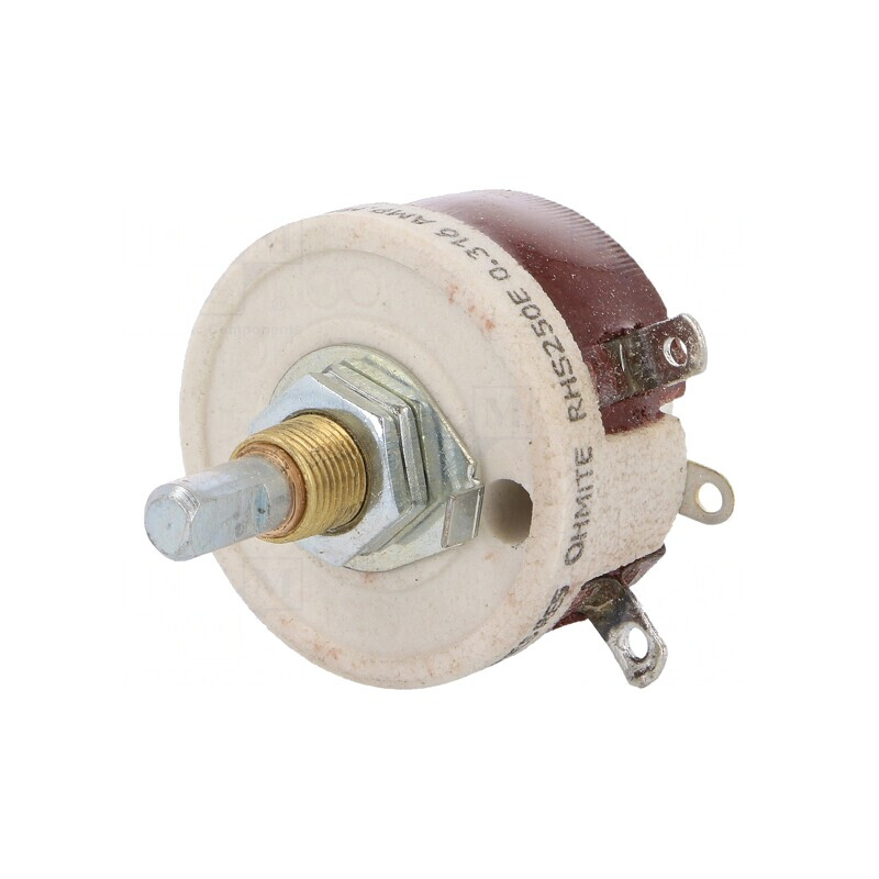 Potentiometru Axial 250Ω 25W 6.35mm Ax Fină Bobinat RHS250E | Electronic-mag.ro | Componente Electronice