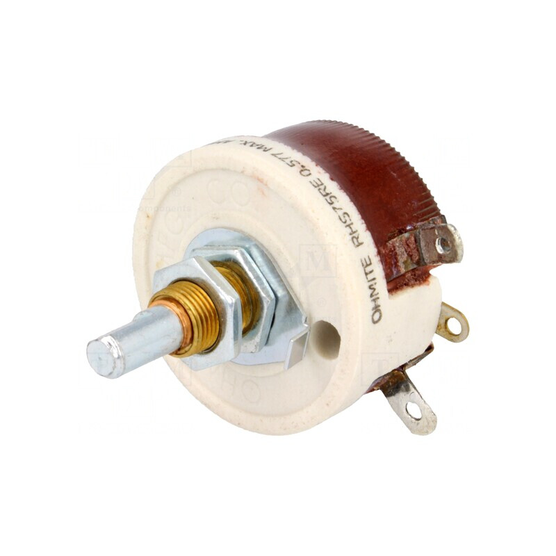 Potentiometru Axial 75Ω 25W 6,35mm | Electronic-mag.ro | Componente Electronice