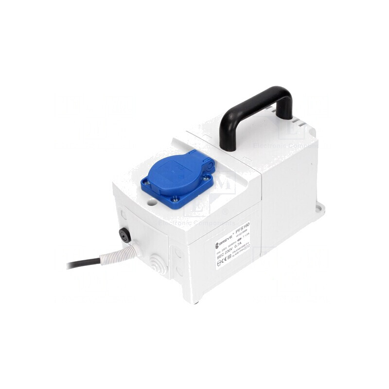 Transformator de Siguranță 160VA 230V IP44 105x200x140mm | Electronic-mag.ro | Componente Electronice