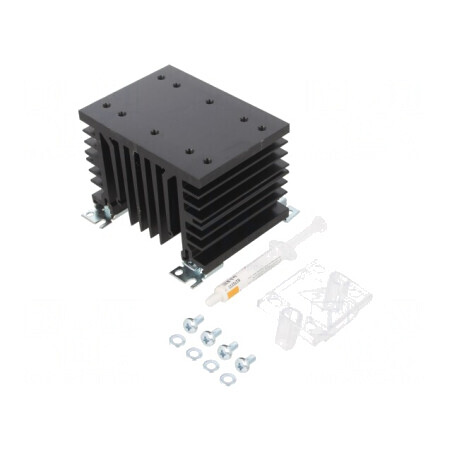 Radiator Aluminiu Extrudat 103mm x 112mm x 80mm | Electronic-mag.ro | Componente Electronice