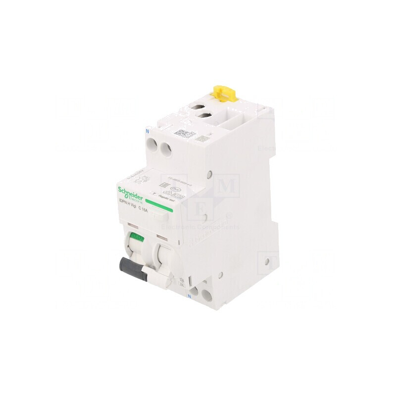 Întrerupător RCBO 16A 30mA 1P+N 230/400VAC | Electronic-mag.ro | Componente Electronice