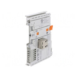 Terminal RJ45 pentru Șină DIN IP20 24x100x69.8mm | Electronic-mag.ro | Componente Electronice