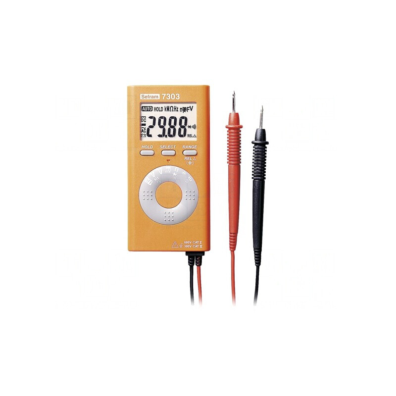 Multimetru Digital LCD 3,75 Cifre 400mV-600V SEFRAM 7303 | Electronic-mag.ro | Componente Electronice