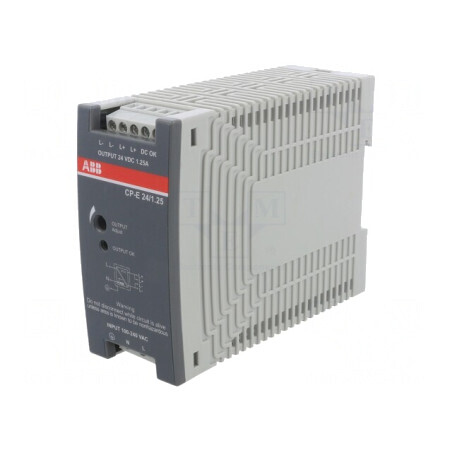 Alimentator pulsatoriu pentru șină DIN 30W 24VDC 24-28V | Electronic-mag.ro | Componente Electronice