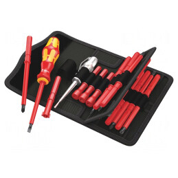 Set de șurubelnițe izolate 13 buc 1000V cu etui WERA