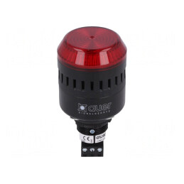 Semnalizator Luminos și Acustic 24V LED Roșu IP65 | Electronic-mag.ro | Componente Electronice