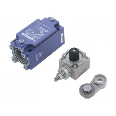 Limitator cursă manetă 41mm, rolă metalică 22mm NO NC | Electronic-mag.ro | Componente Electronice