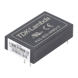 Convertor DC/DC 20W 18-75V la 15V/-15V PXG-M20-48WD15 | Electronic-mag.ro | Componente Electronice