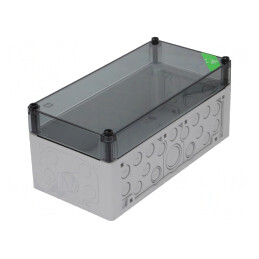 Cutie de conexiuni IP65 gri 150x300x132mm | Electronic-mag.ro | Componente Electronice