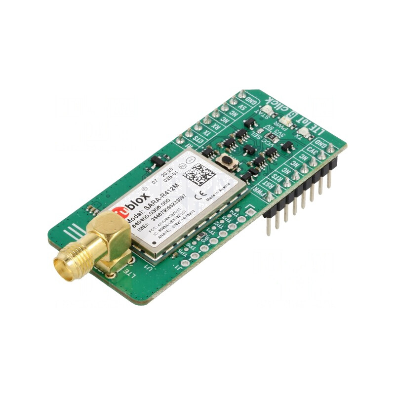Placă Prototip LTE IoT 6 Click GNSS GPS LTE Cat 1 GPIO UART | Electronic-mag.ro | Componente Electronice