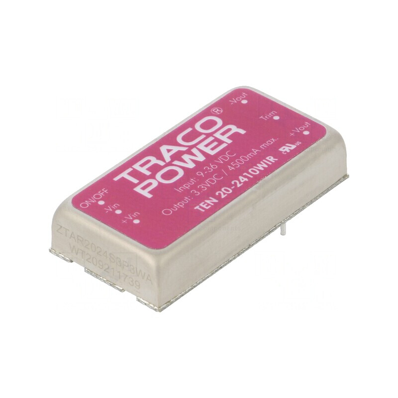 Convertor DC/DC 20W 9-36V la 3,3V 4500mA | Electronic-mag.ro | Componente Electronice Convertor DC/DC 20W 9-36V la 3,3V 4500mA | Electronic-mag.ro | Componente Electronice