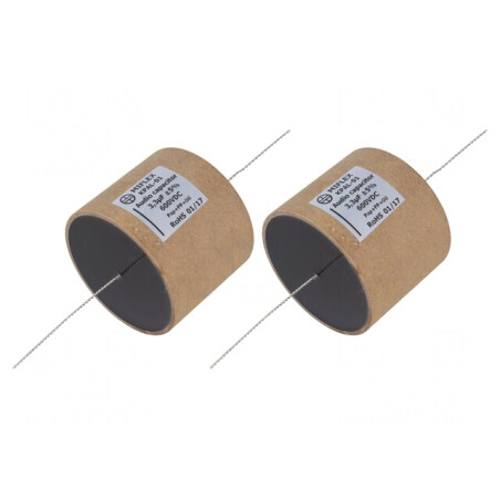 Condensator 3,3uF 600VDC Aluminiu-Polipropilenă-Hârtie | Electronic-mag.ro | Componente Electronice