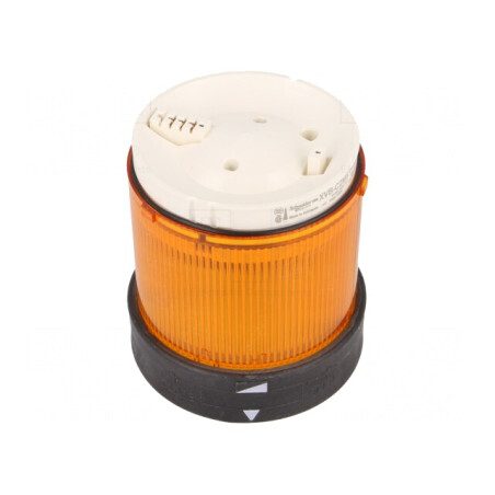 Semnalizator LED Portocalie 230V IP65 Ø70mm | Electronic-mag.ro | Componente Electronice