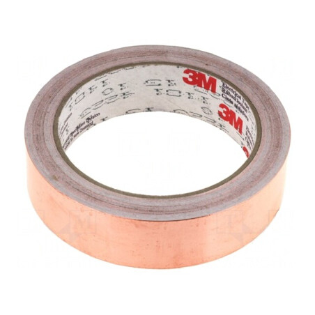 Bandă Electroconductoare Cupru 25mm x 16,5m | Electronic-mag.ro | Componente Electronice