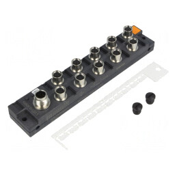 Cutie de conexiuni M8 IP67 LED 3 soclu 30VDC | Electronic-mag.ro | Componente Electronice