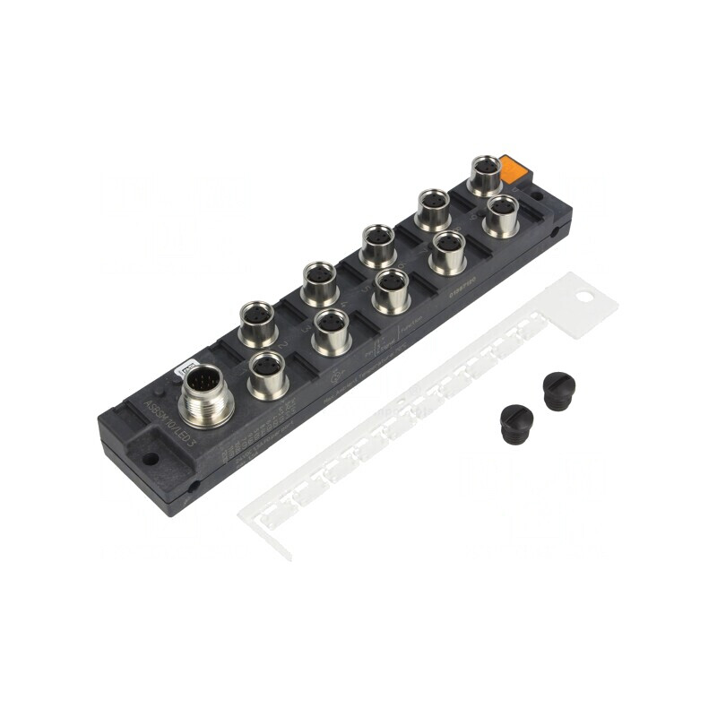 Cutie de conexiuni M8 IP67 LED 3 soclu 30VDC | Electronic-mag.ro | Componente Electronice