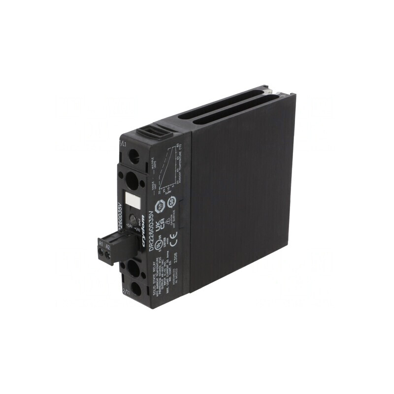 Releu Semiconductor 35A 1-Fazat 4-32VDC 48-600VAC | Electronic-mag.ro | Componente Electronice