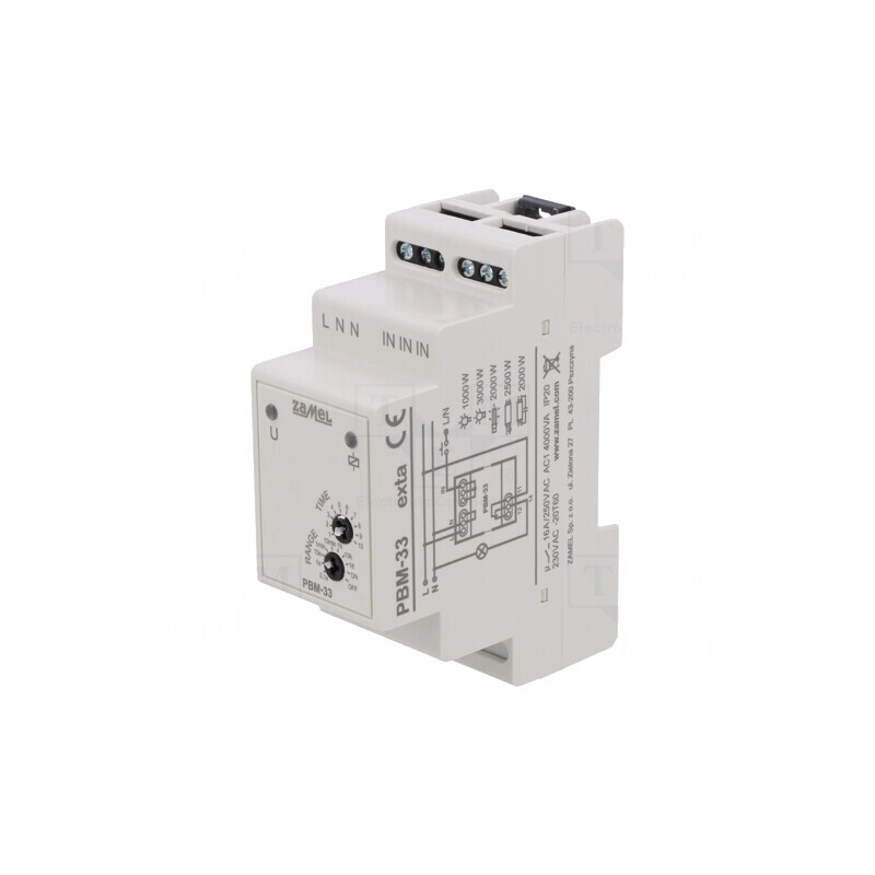 Releu Bistabil de Impulsuri NO/NC 16A IP20 | Electronic-mag.ro | Componente Electronice