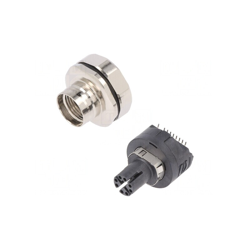 Soclu M12 8-PIN mamă IP65/IP67 57V | Electronic-mag.ro | Componente Electronice