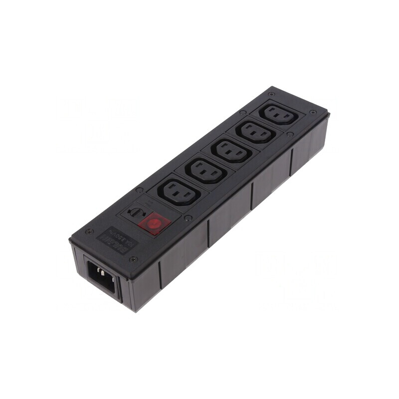 Conector alimentare AC splitter 10A 250V IEC 60320 | Electronic-mag.ro | Componente Electronice
