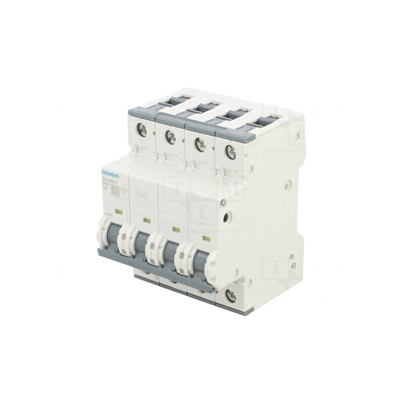 Întrerupător de Supracurent 4A 4 Poli 6kA 230/400V | Electronic-mag.ro | Componente Electronice