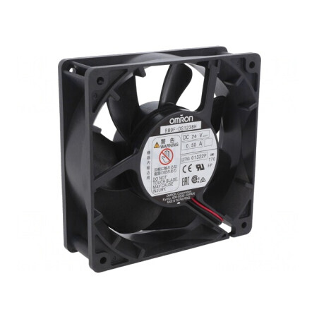 Ventilator axial DC 125x125x38mm 232,8m3/h 49dBA cu bilă | Electronic-mag.ro | Componente Electronice
