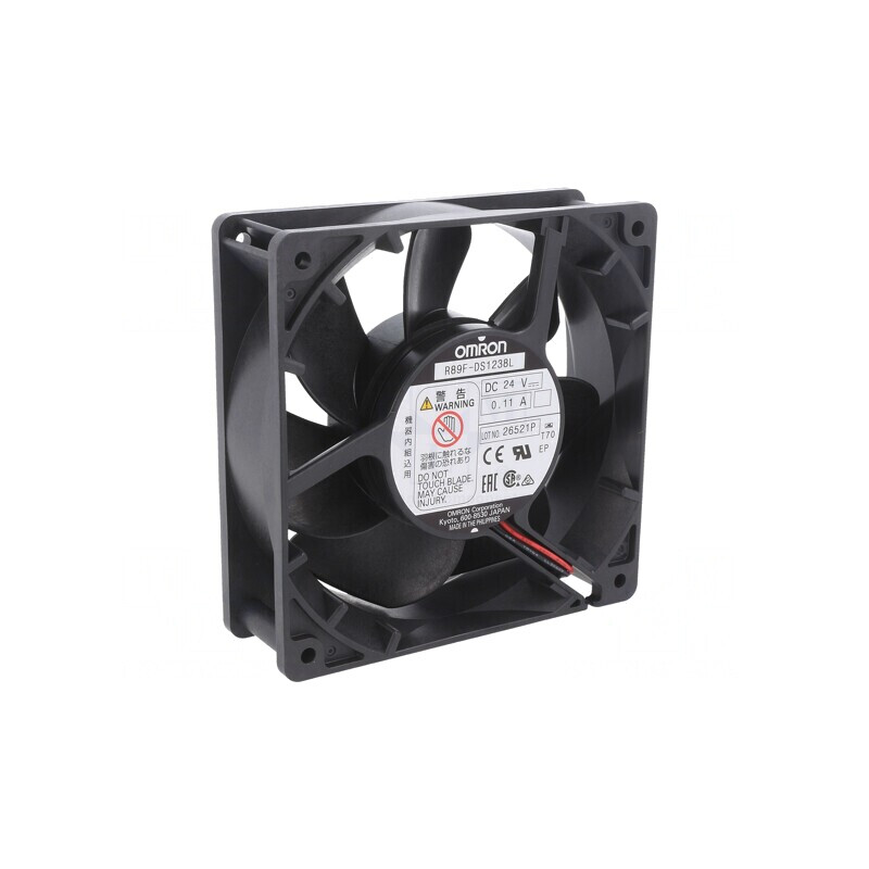 Ventilator DC Axial 125x125x38mm 126m3/h 32dBA Cu Bilă | Electronic-mag.ro | Componente Electronice