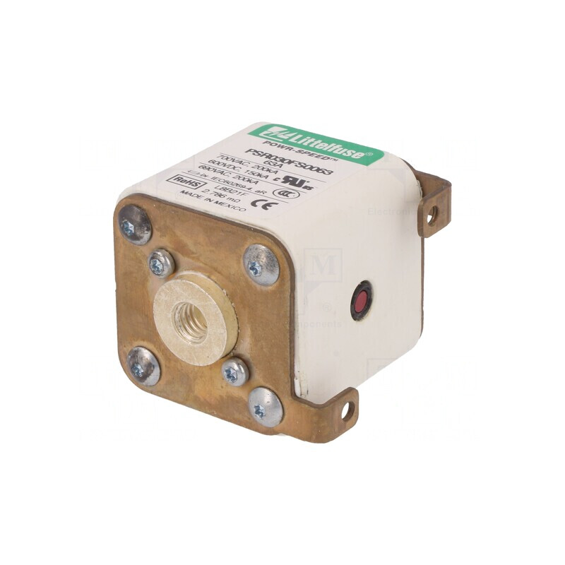 Siguranță Ultra-Rapidă 63A 690VAC 600VDC 43x43x49mm | Electronic-mag.ro | Componente Electronice