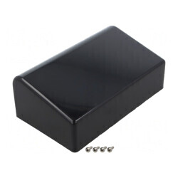 Carcasă Desktop Neagră ABS 1595 | Electronic-mag.ro | Componente Electronice