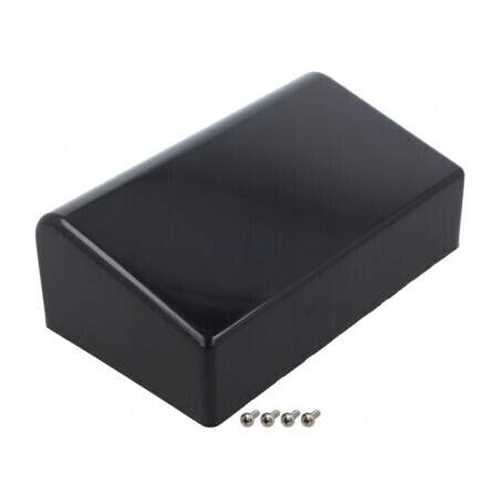 Carcasă Desktop Neagră ABS 1595 | Electronic-mag.ro | Componente Electronice