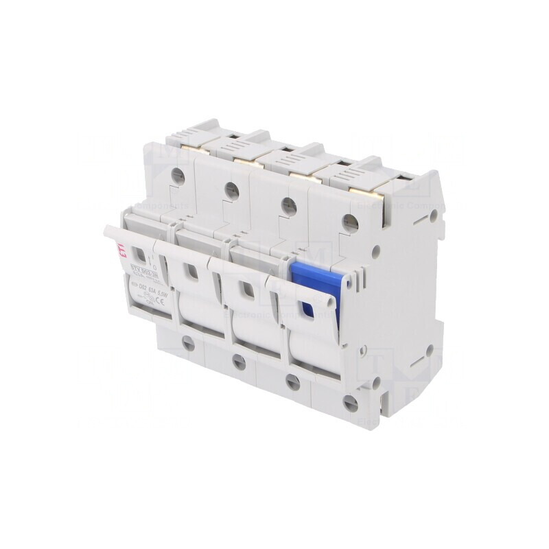Separator cu Fuzibil D02 pentru Șină DIN 63A 4 Poli | Electronic-mag.ro | Componente Electronice Separator cu Fuzibil D02 pentru Șină DIN 63A 4 Poli | Electronic-mag.ro | Componente Electronice