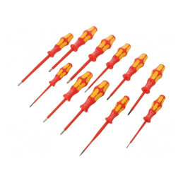 Kit Șurubelnițe Izolate 1kVAC Phillips, Pozidriv, Plată, Torx | Electronic-mag.ro | Componente Electronice