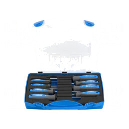 Set Șurubelnițe Phillips, Pozidriv, Plată - 8 Bucăți | Electronic-mag.ro | Componente Electronice