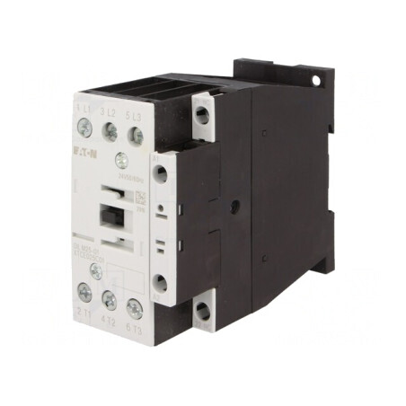 Contactor 3P NO 24VAC 25A 690V cu Contacte Auxiliare NC | Electronic-mag.ro | Componente Electronice