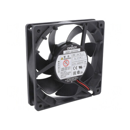 Ventilator axial DC 125mm 150m3/h 40dBA cu rulment | Electronic-mag.ro | Componente Electronice