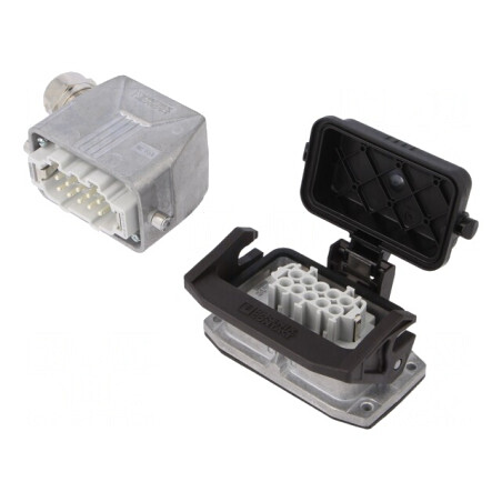 Conector HDC 500V 16A 10 PIN 10 PE | Electronic-mag.ro | Componente Electronice