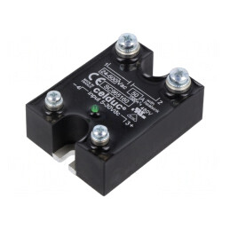 Releu Semiconductor 50A 1-Fazat 24-520VAC 5-30VDC | Electronic-mag.ro | Componente Electronice