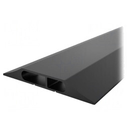 Protecție cabluri PVC 108mm x 3m neagră | Electronic-mag.ro | Componente Electronice
