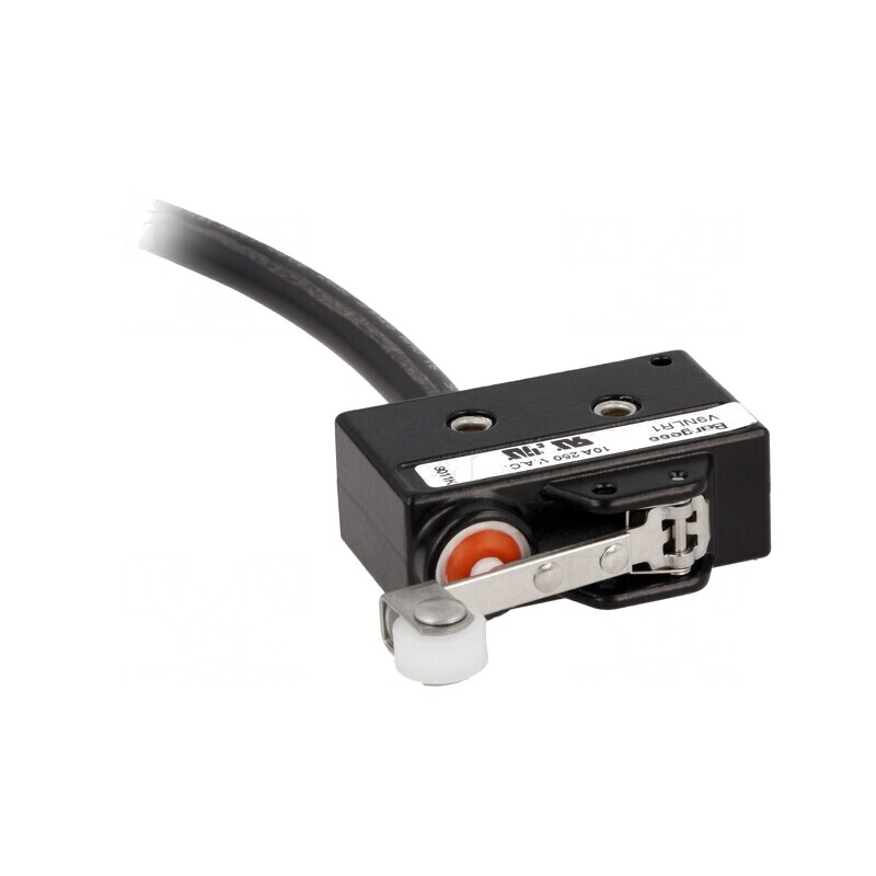 Microîntrerupător SNAP ACTION 10A/250VAC cu manetă și rolă | Electronic-mag.ro | Componente Electronice