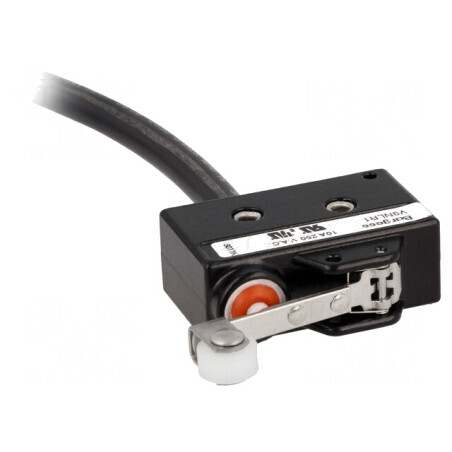 Microîntrerupător SNAP ACTION 10A/250VAC cu manetă și rolă | Electronic-mag.ro | Componente Electronice