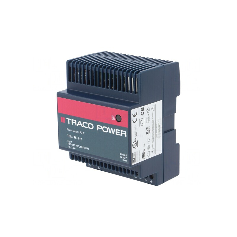 Alimentator Pulsatoriu DIN 72W 12V 6A | Electronic-mag.ro | Componente Electronice