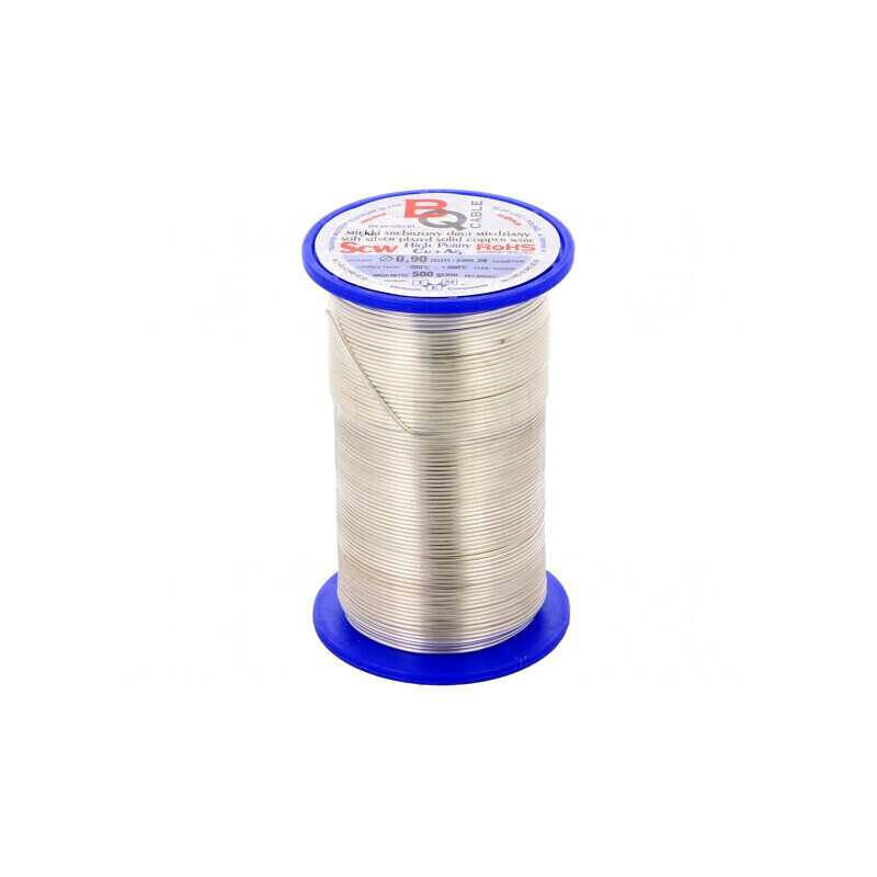 Sârmă de cupru argintată 0,9mm 500g | Electronic-mag.ro | Componente Electronice