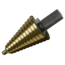 Burghiu pentru tablă subțire Ø 5-35mm 13 pași | Electronic-mag.ro | Componente Electronice